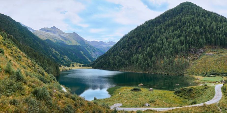 Panoramabild des Riesachsees