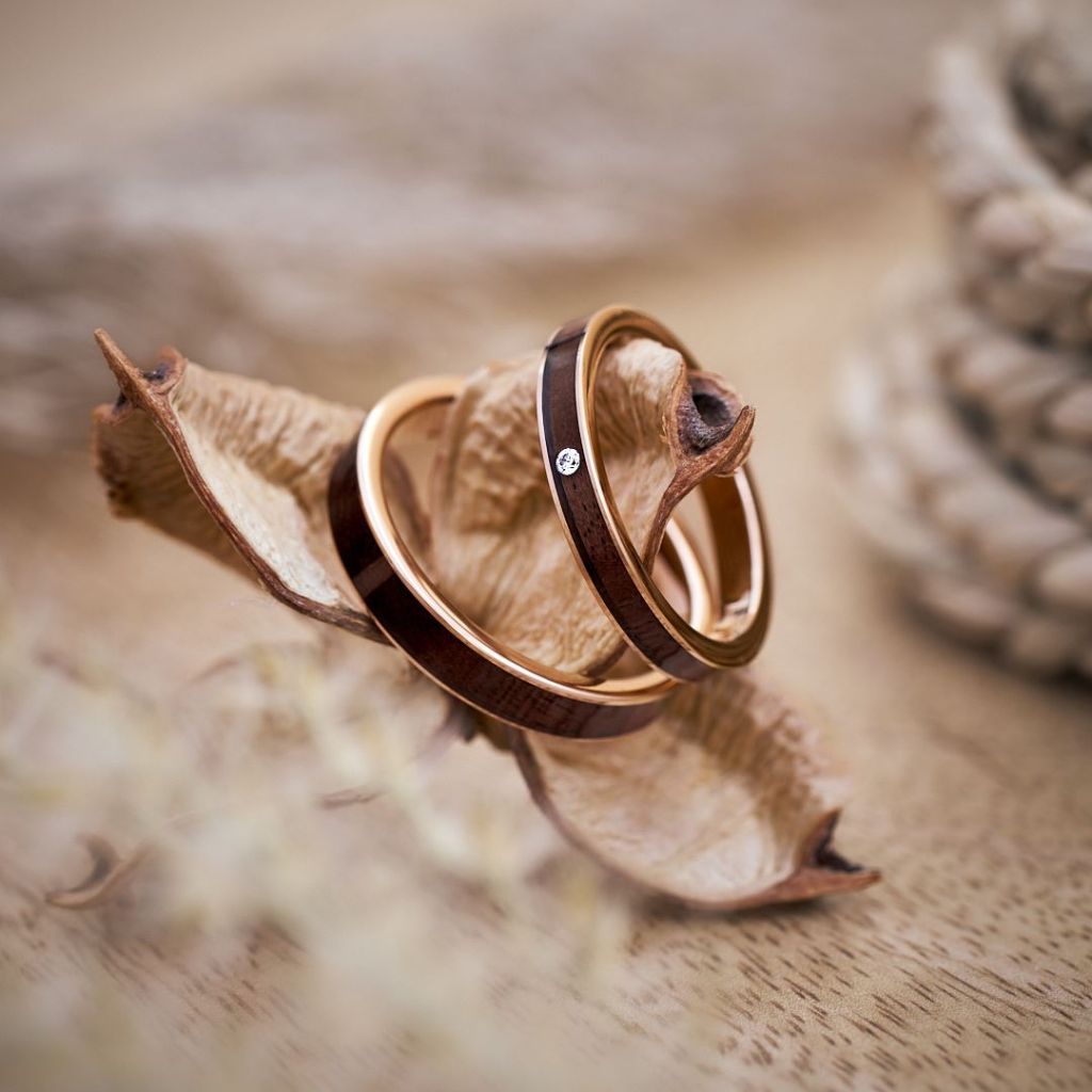 Aufnahme von Partnerringen